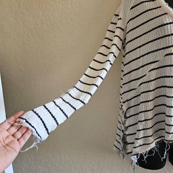 Free People Sunset Park Waffle Knit Thermal Sweater - Picture 5 of 9